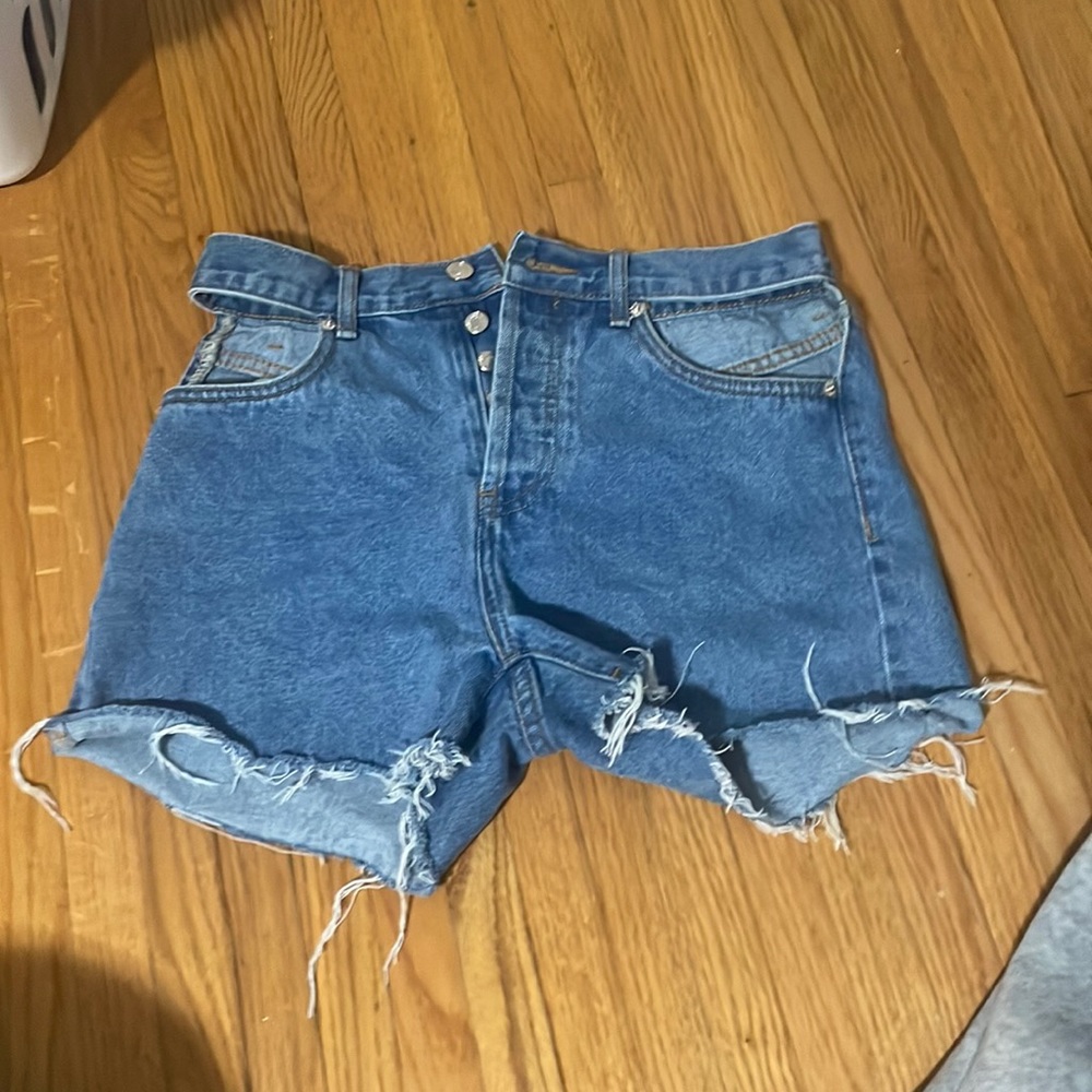 Denim shorts size m. No pockets